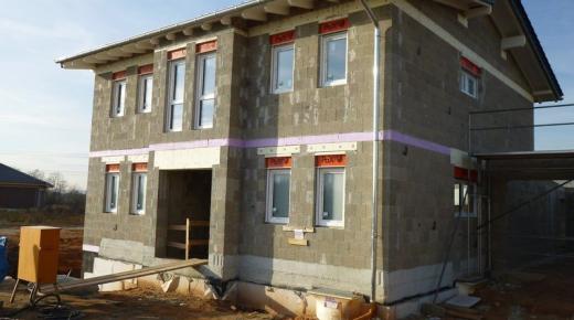 Kunststoff-Fenster im Neubau