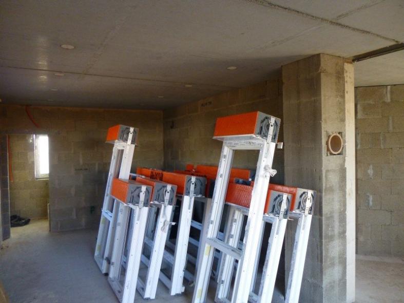 Fensterrahmen vor Einbau